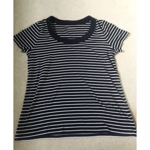 Black/navy striped shirt